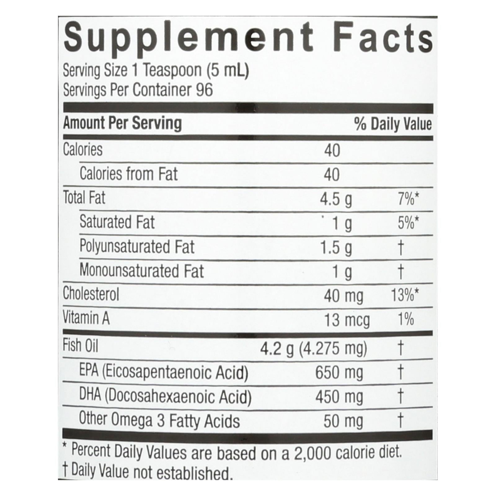 Nature's Answer - Omega-3 Fish Oil, 16 Fl Oz.