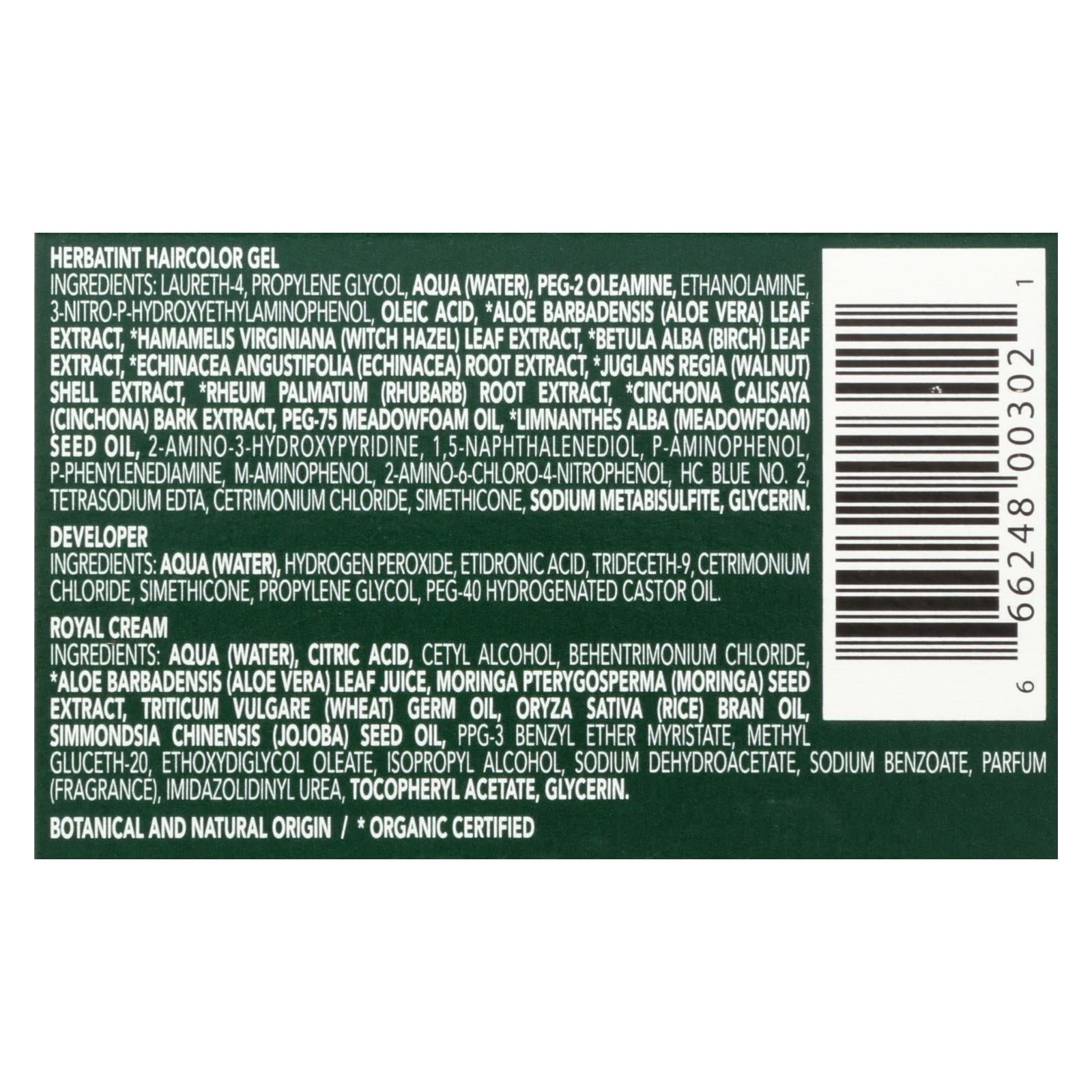 Herbatint Permanent Hair Color, Crimson Red FF2, 2.7 fl oz