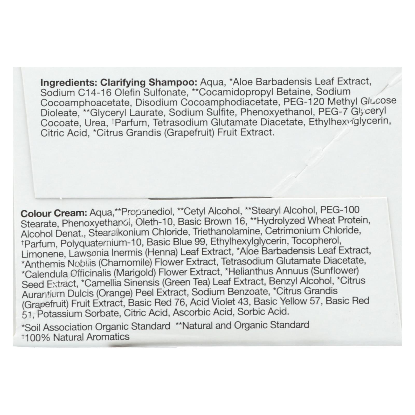 Tintes Of Naturae Henna Cream Chocolatte 2.46 Fl Oz