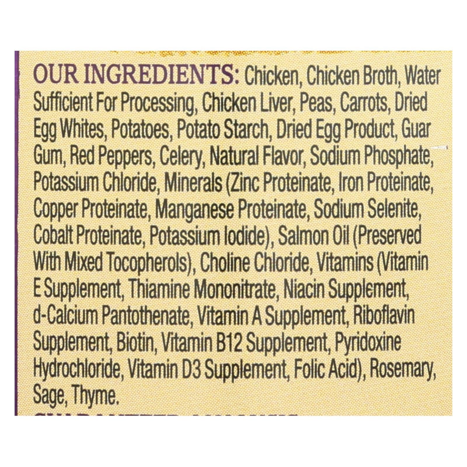 Wellness Pet Products Dog Food - Chicken With Peas And Carrots (Pack of 12) - 12.5 Oz.