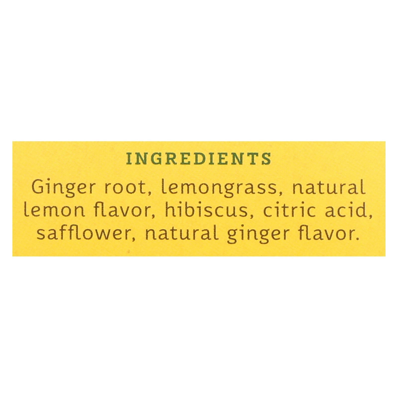 Stash Lemon Ginger Herbal Tea, 20 Tea Bags (Pack of 6)