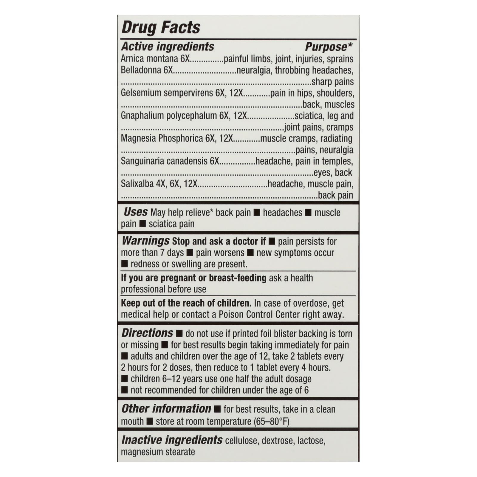 Natrabio Pain Relief: Fast-Acting Relief in 60 Tablets