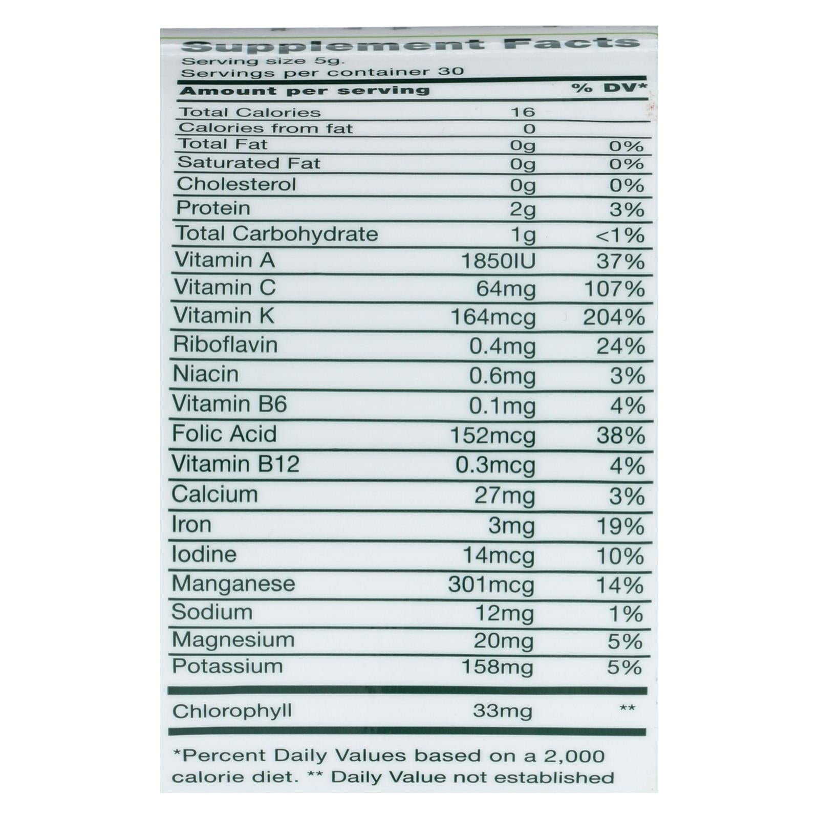 Organic Raw Wheat Grass Shots (5.3 Oz.) - Green Foods