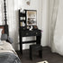 Modern Small Vanity Desk With 3 LED Lighting Modes, 3 Drawers