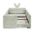 Cute Rabbit Ear Upholstered Platform Bed Frame With Safety Rail