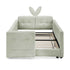 Cute Rabbit Ear Upholstered Platform Bed Frame With Safety Rail