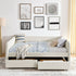 Upholstered Daybed & 2 Drawers