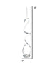 Amsterdam LED Dimmable 63" Floor Lamp // Silver