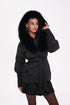 Pre-Order. Re-Stock Ships November 1. Amanda Genuine Fur Trim Down Fill Coat