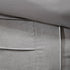 7 Piece Faux Suede Comforter Set Grey Full