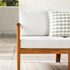 Modern 3-Piece Spindle Solid Wood Outdoor L-Shaped Sectional Set
