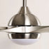 56" Bernardino Indoor Brushed Nickel Downrod Mount Chandelier Ceiling Fan with Light Kit And Remote Control