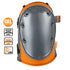 AltaGUARD Hard cap-AltaLOK Orange & Gray Knee Pads