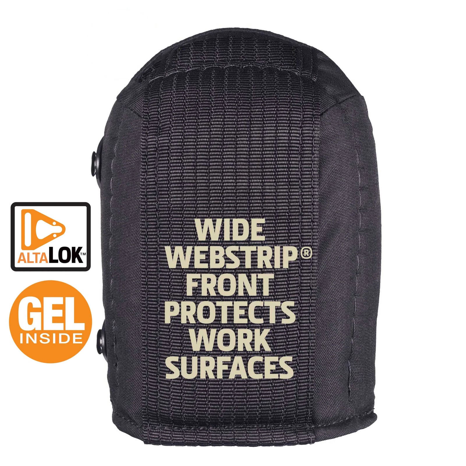 AltaGUARD Capless-AltaLOK Black Knee Pads