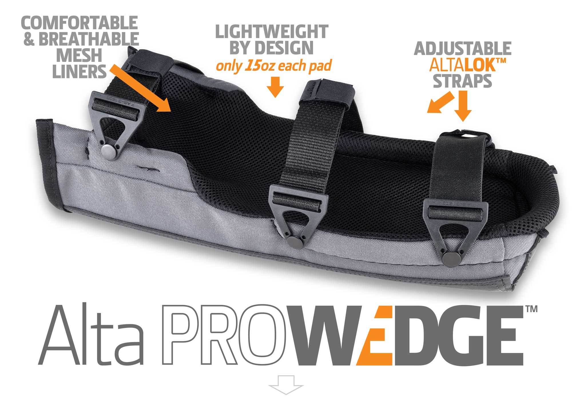 ALTA PRO-WEDGE Knee Pads with AltaLOK™ Straps