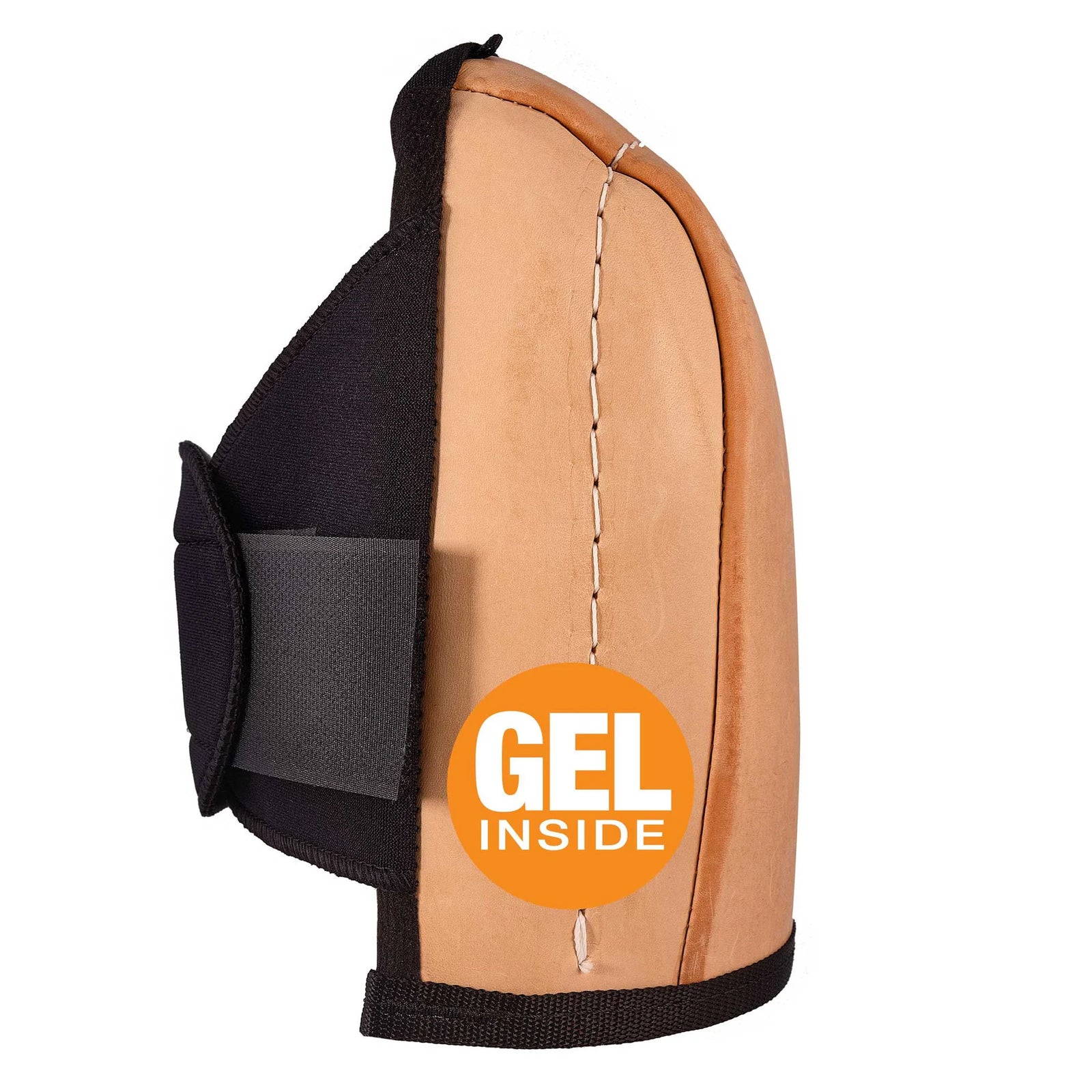 AltaGUARD Leather-One Strap-Gel Knee Pads