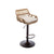 Modern Swivel Bar Stools Adjustable Counter Chairs With Footrest (Set of 2)