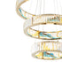 Boeseman's Colorful Chandelier // 3 Tiers, Round