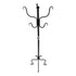 Coat Rack, Hall Tree, Free Standing, 8 Hooks, Entryway, Transitional - Black