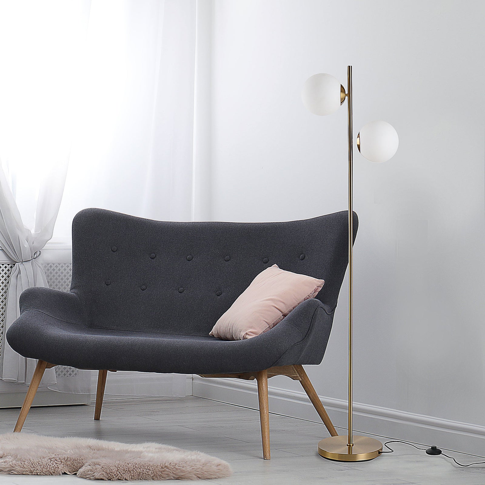 Walker Edison | Minimalist Floor Lamp