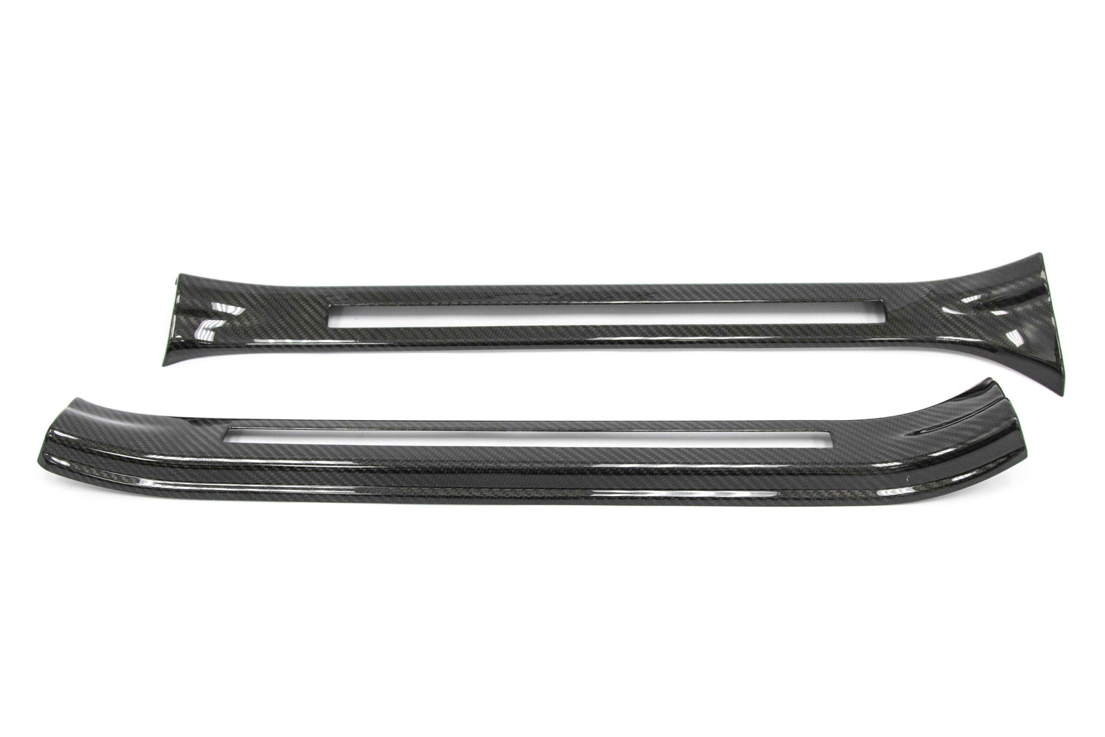 OLM LE Dry Carbon Fiber Door Sill Covers - 2015-2021 Subaru STI