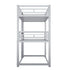 Triple Bunk Bed With Sturdy Construction And Space Saving Design
