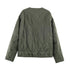 Women's Jacket Olive Green Quilted Liner BYMANYC ® New York SOHO KHAKI ONION QUILLED JACKET - New Collection
