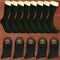 3-12 Pairs Mens Solid Black Cotton Casual Formal Classic Dress Socks Size 10-13