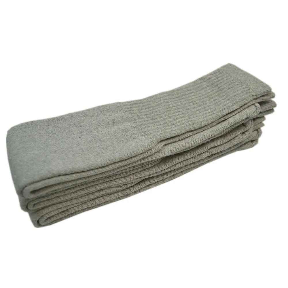 Men Athletic Socks Cotton Sports Solid Tube Socks sox Sizes 9-15