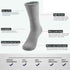 Lot 3-12 Pairs Mens Solid Sports Athletic Work Plain Crew Socks Size 9-11 10-13