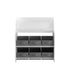 Bookshelf With 6 Storage Bins, Multi Functional Children's Bookcase And Toy Organizer - White