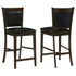 Jaden Upholstered Counter Chair Espresso (Set of 2)