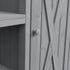 Foldable Outdoor Kitchen Island Cart with Storage - Stainless Steel & Wood