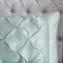 7 Piece Tufted Comforter Set - Seafoam King