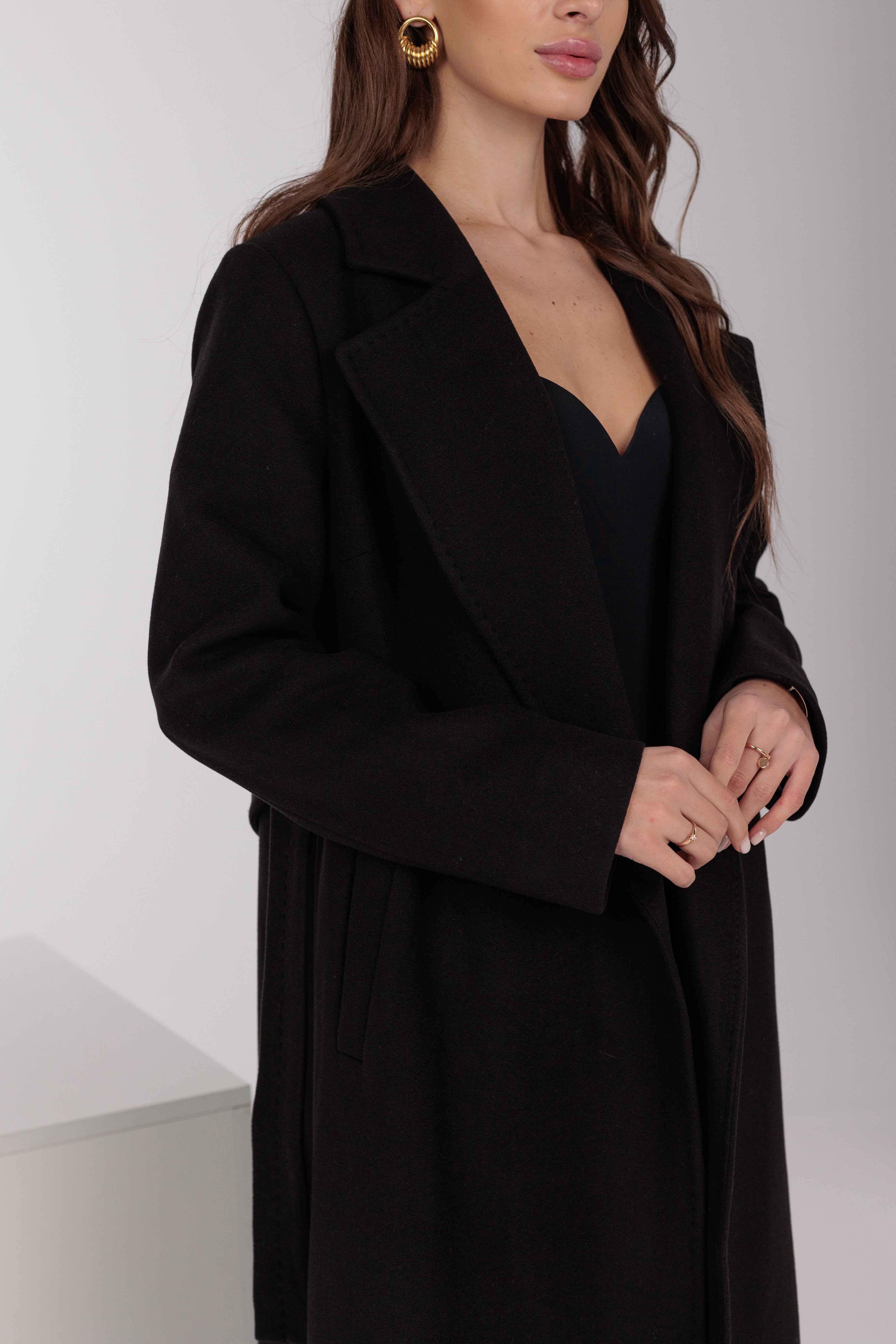Pre-Order. Re-Stock Ships February 2026. Astoria Classic Wraparound Wool Blend Overcoat