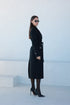 Alaska Classic Cashmere Blend Overcoat in Black