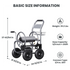 Garden Hose Reel Cart-4 Wheels-Heavy Duty