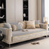 Non-Slip Couch Cover with Gold Trim, Sofa Slipcover for Sectional & Loveseat
