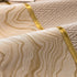 Non-Slip Couch Cover with Gold Trim, Sofa Slipcover for Sectional & Loveseat