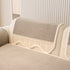 Washable Sofa Throw Pad, Non-Slip Sofa Mat Cozy Couch Slipcover with Soft Furry Trim