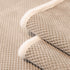 Washable Sofa Throw Pad, Non-Slip Sofa Mat Cozy Couch Slipcover with Soft Furry Trim