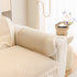 Washable Sofa Throw Pad, Non-Slip Sofa Mat Cozy Couch Slipcover with Soft Furry Trim