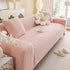 High Stretch Herringbone Textured Slipcover for Standard & L-Shaped Sectional Couches