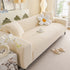 High Stretch Herringbone Textured Slipcover for Standard & L-Shaped Sectional Couches