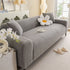 High Stretch Herringbone Textured Slipcover for Standard & L-Shaped Sectional Couches