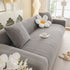 High Stretch Herringbone Textured Slipcover for Standard & L-Shaped Sectional Couches