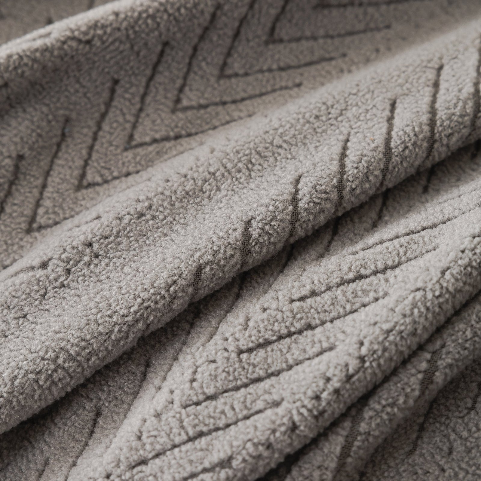 High Stretch Herringbone Textured Slipcover for Standard & L-Shaped Sectional Couches