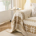 Thick Jacquard Couch Cover for Sectional Sofas, Cozy Washable Sofa Cover Throw Blanket