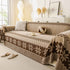 Thick Jacquard Couch Cover for Sectional Sofas, Cozy Washable Sofa Cover Throw Blanket