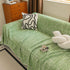 Boho Woven Sofa Throw Cover, Modern Soft Couch Protector for Pets & Living Room Decor